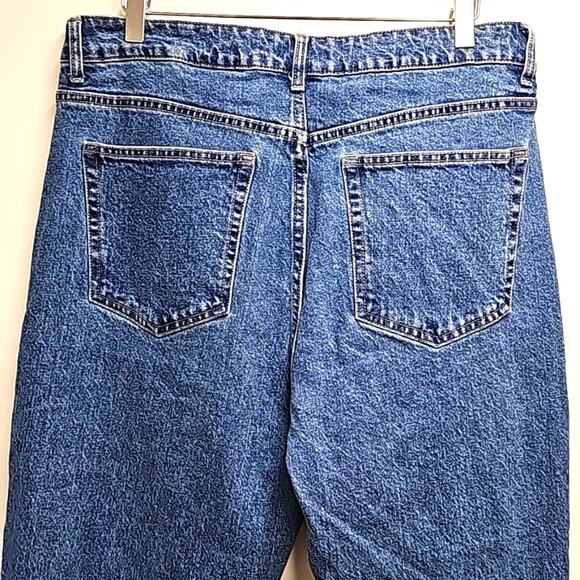 H&M Women High Rise Straight Leg Zip & Button Closure 5 Pocket Jeans Size 14 - Picture 5 of 7
